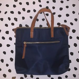 purple shoulder purse